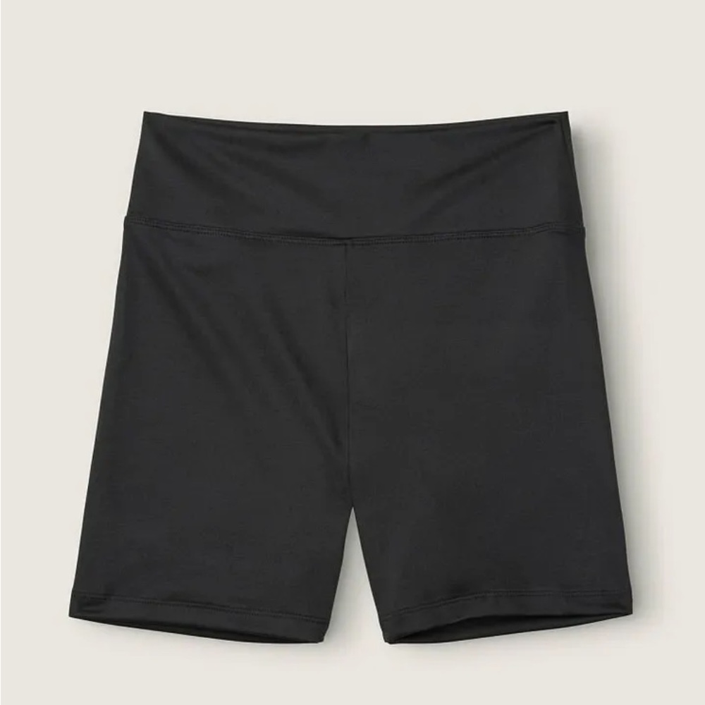 Victoria’s Secret Pink Black High Waist Bike Shorts M